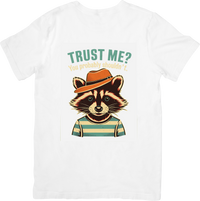 Thumbnail for Trust Me You Probably Shouldn't Raccoon T-Shirt | Funny Vintage Humor Graphic Tee