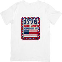 Thumbnail for 1776 United States Independence Day T-Shirt | Patriotic American Flag Graphic Tee | Fourth of July Gift