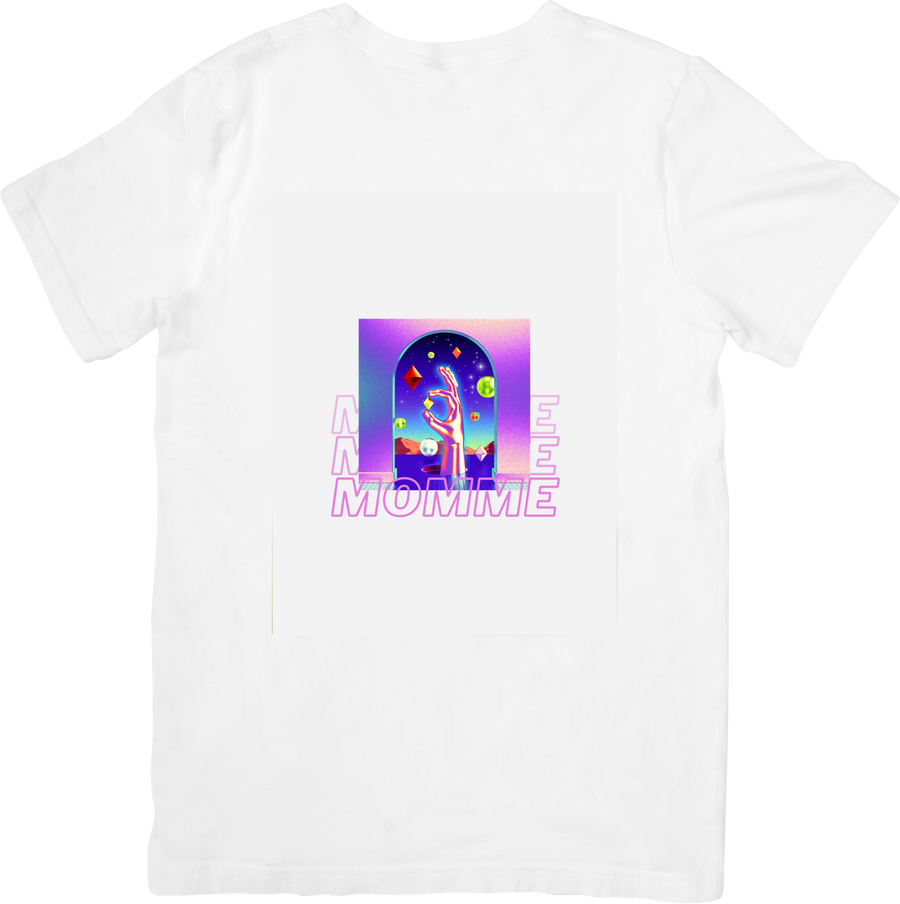 Momme Aesthetic Purple T-Shirt | Y2K Dreamy Mom Graphic Tee